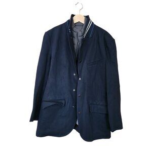 Kit & Ace Layered Walcott Blazer Mens navy